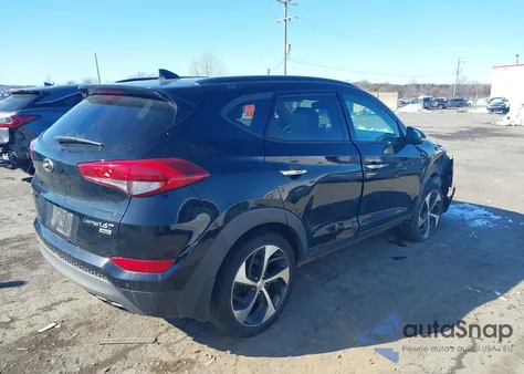 2016 Hyundai Tucson Limited из США, поврежденный, VIN KM8J3CA20GU162836